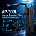 AP-300L Internal Aquarium Filter with Spray Bar – 200 L/H, 3W