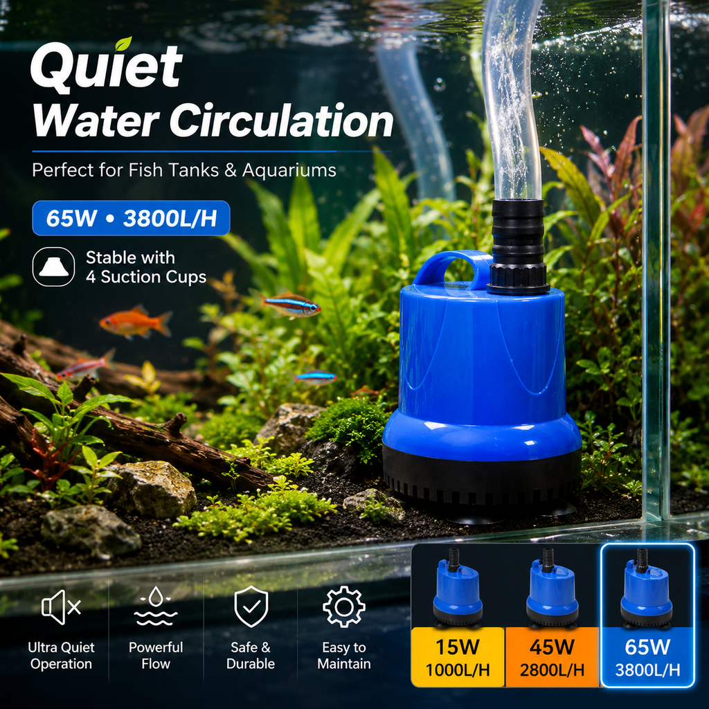 240V Submersible Water Pump for Aquariums, Ponds & Fountains